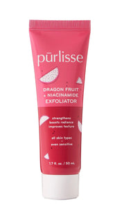 PURLISSE Dragon Fruit + Niacinamide Exfoliator, 1.7 fl oz