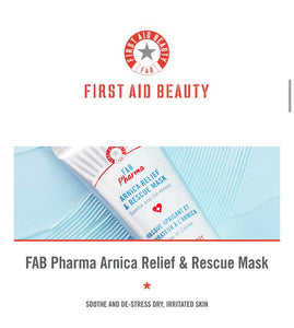 First Aid Beauty Pharma Arnica Relief & Rescue Mask, 3.4 oz.
