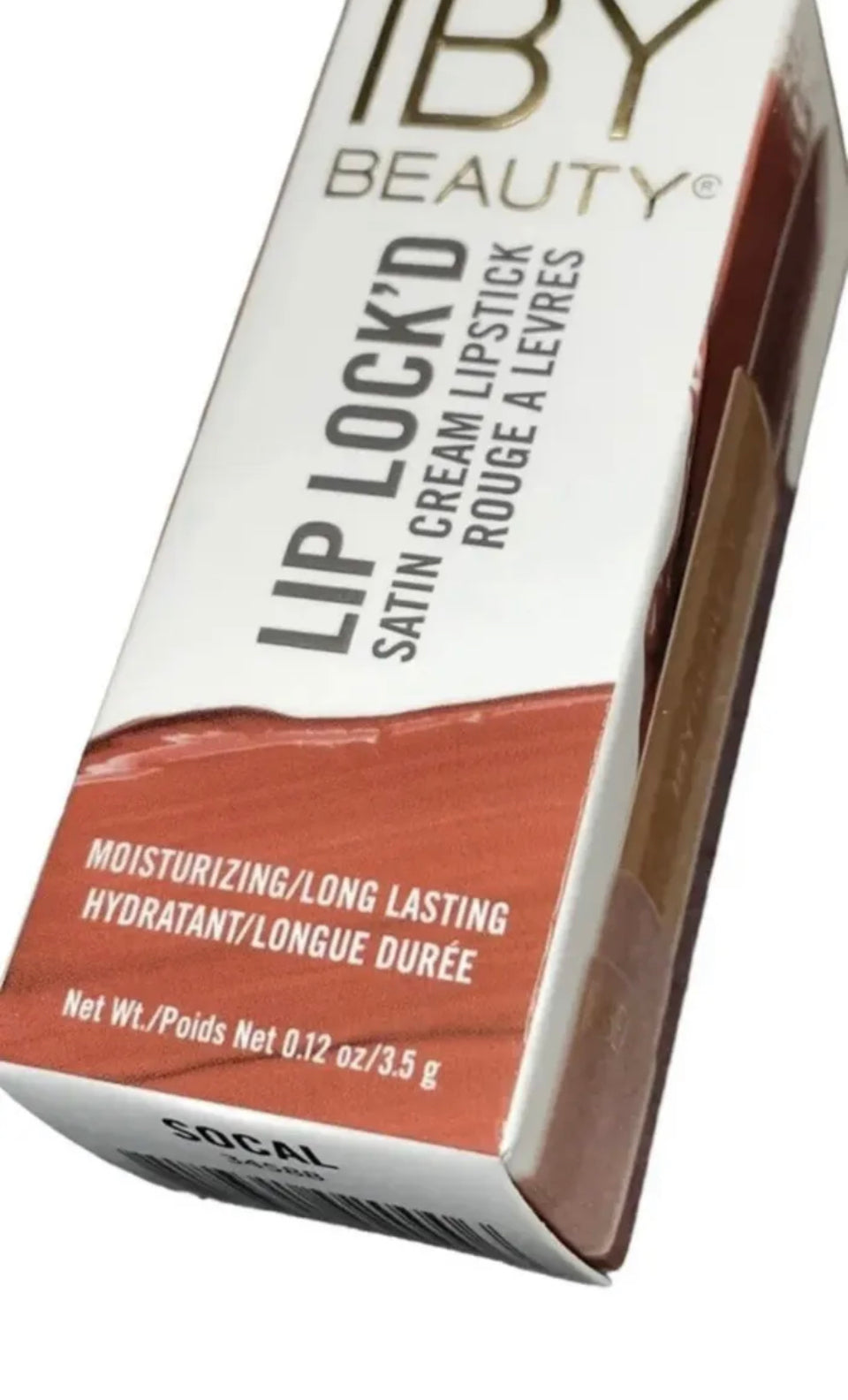 IBY Beauty Lip Lock’d Locked Satin Cream Lipstick “Social”