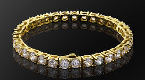 4MM Tennis Bracelet 14K Gold