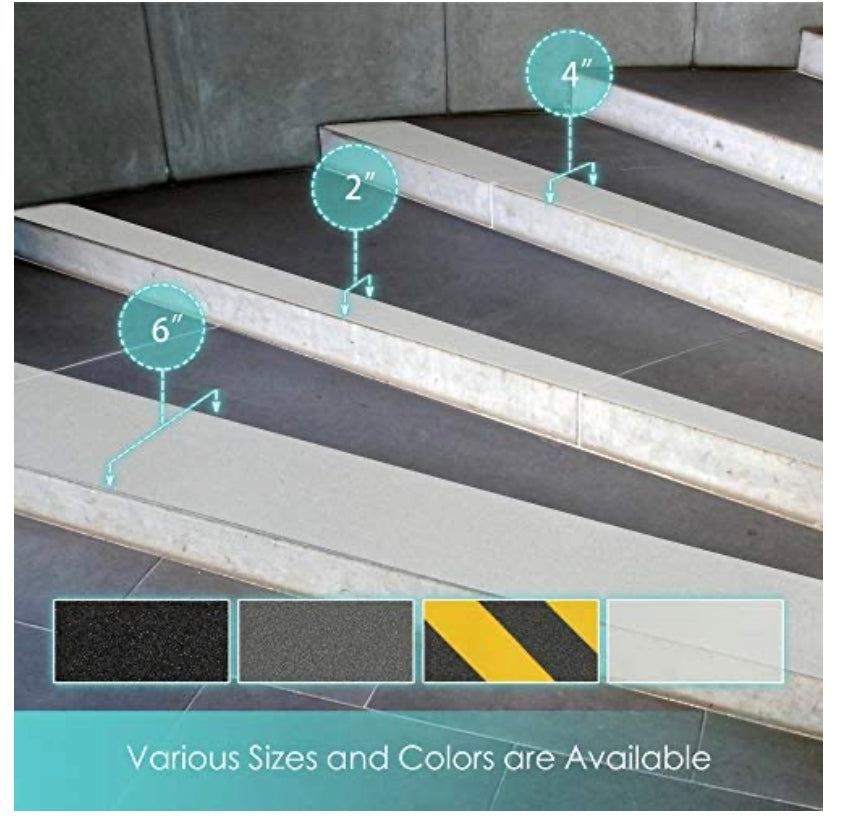 Clear Heavy Duty Anti Slip Tape,Traction,Non Slip Tape, 2 Inches x 30 Foot, Clear, 80 Grit, Strong Adhesive, For Staircase, Ladder, Ramp, Etc....