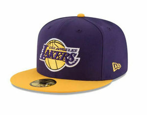 59 Fifty Los Angeles lakers 2 Tone Fitted Hat 7 1/4