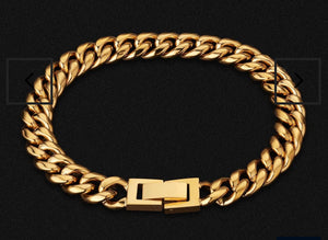 Miami Cuban Link Bracelet 12mm in 18K Gold