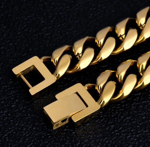 Miami Cuban Link Bracelet 10mm in 18K Gold