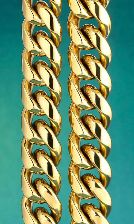 Miami Cuban Link Bracelet 10mm in 18K Gold